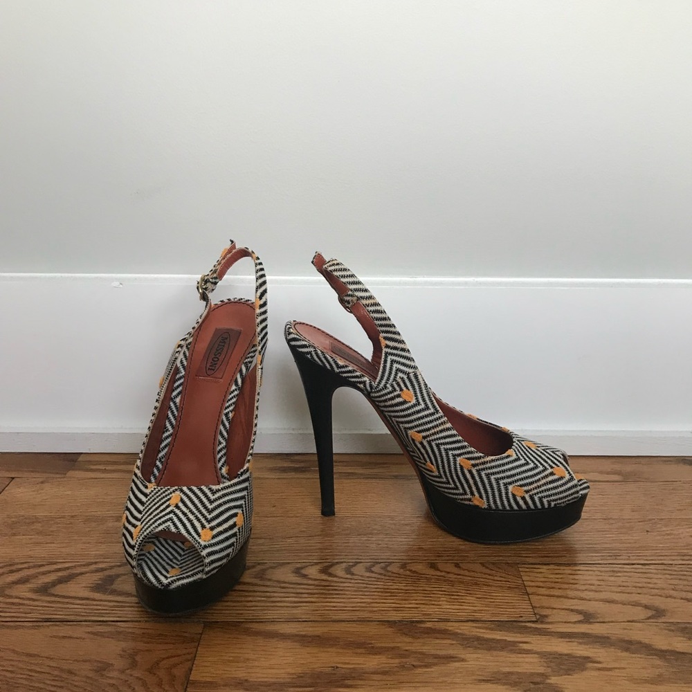 Missoni pattered heels